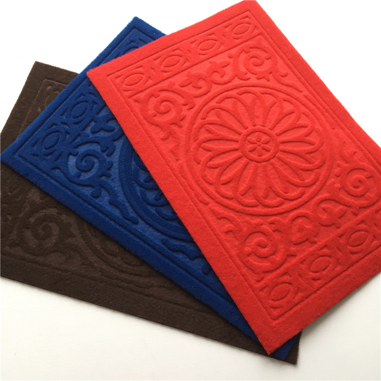 100% Polypropylene Anti Slip Rubber Backing Cute Door and Kitchen Mat for Home