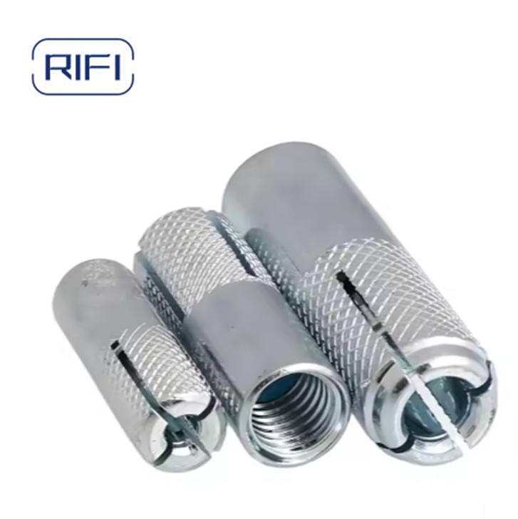 Анкерный болт клиновой для бетона Drop-in, оцинкованный