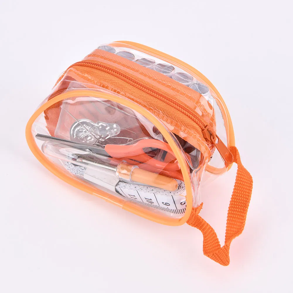 Factory Supply Home Travel PVC Packing Bag Sewing Kit Travel Needlework for Beginner