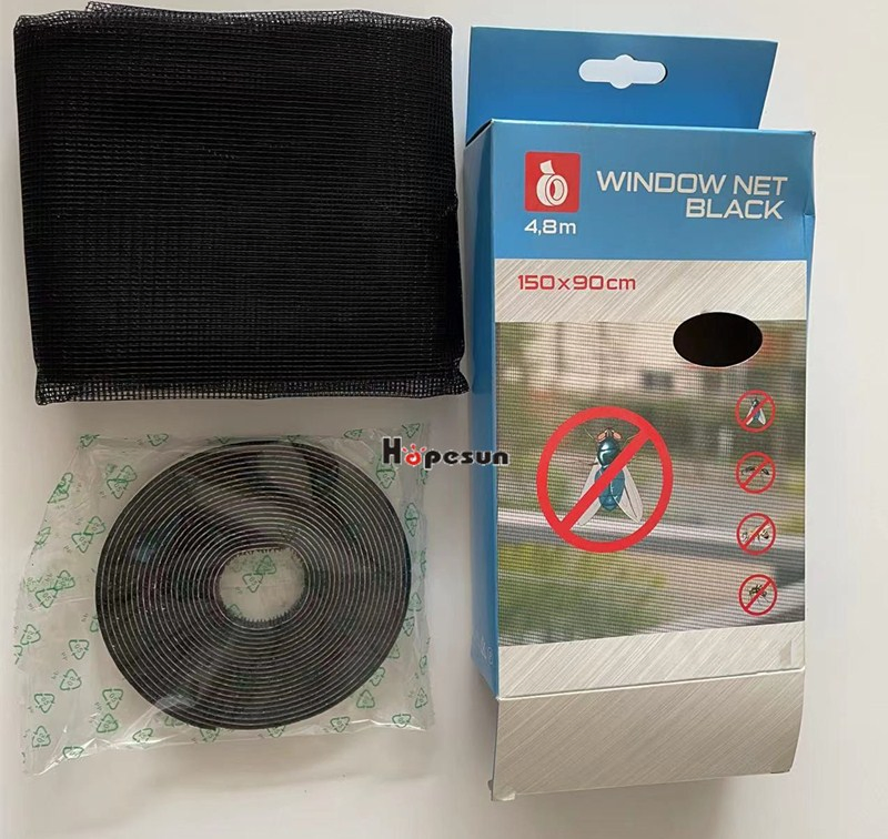 White Color Polyester Screen with Self-Adhesive Tape for Window Mosquito Net