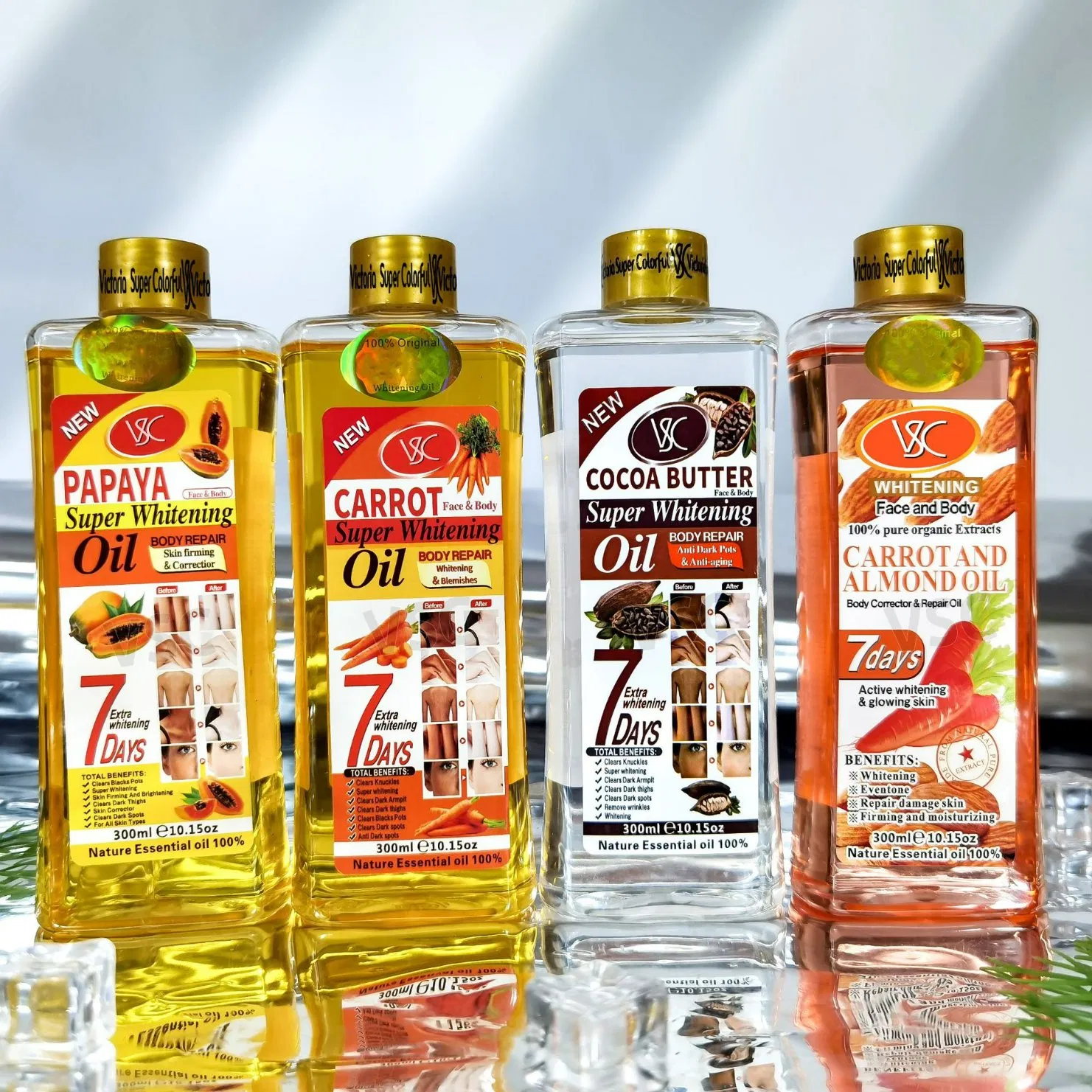 200ml Turmeric Oil Extra Whitening Body Natural Anti-Aging SPA Massage Oil