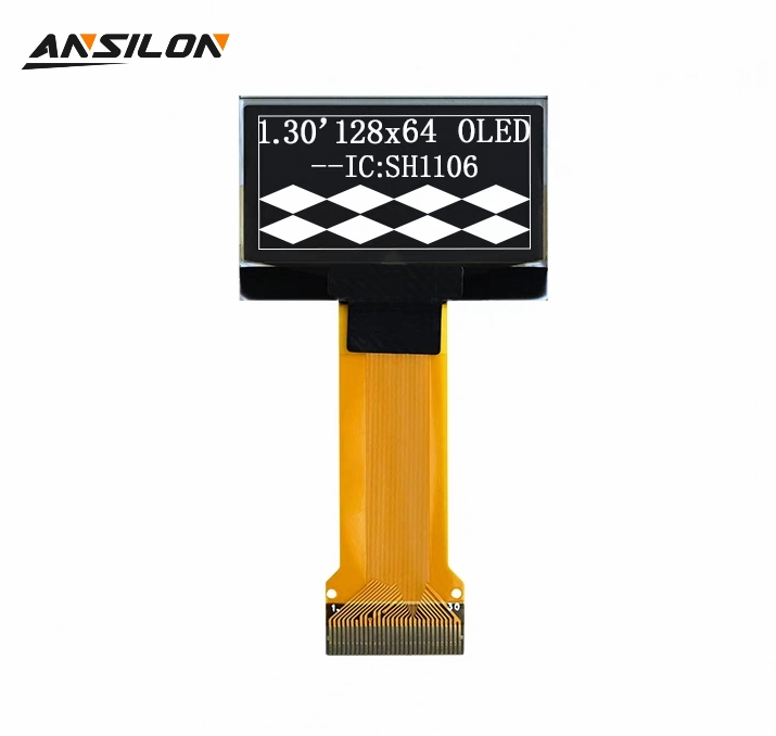 OLED дисплей 1.3 дюйма SSD1306, 128x64, белый/синий