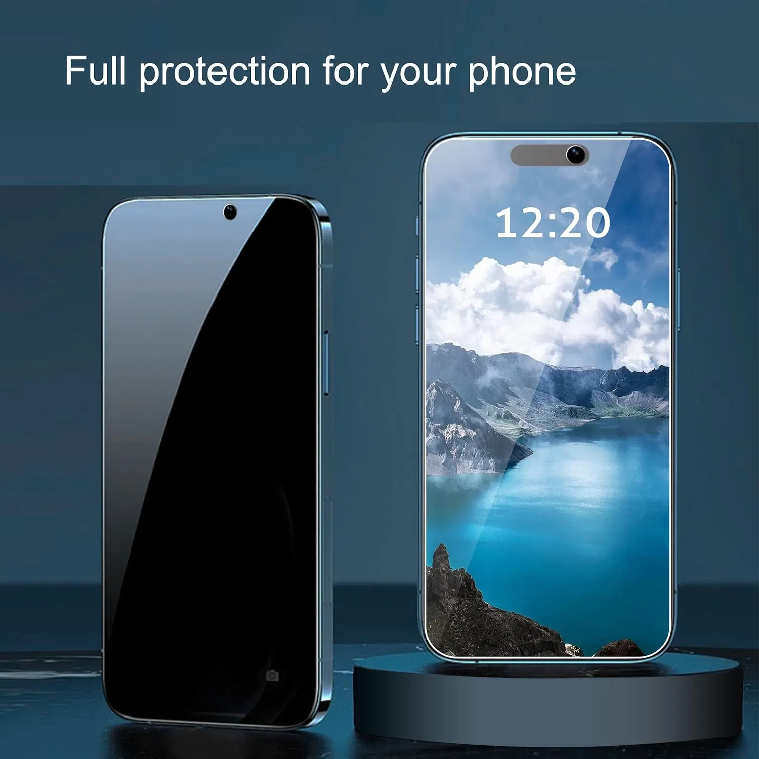 Защитное стекло 9H Privacy для iPhone 15/16/17