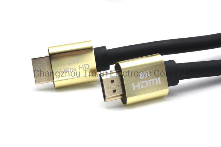 2022 New Products HDMI Cable 8K Gold Metal Plug1m 1.5m 2m 3m 5m 10m 15m 20m 30m 8K HDMI 2.1 Cable 8K 60Hz-4K 120Hz