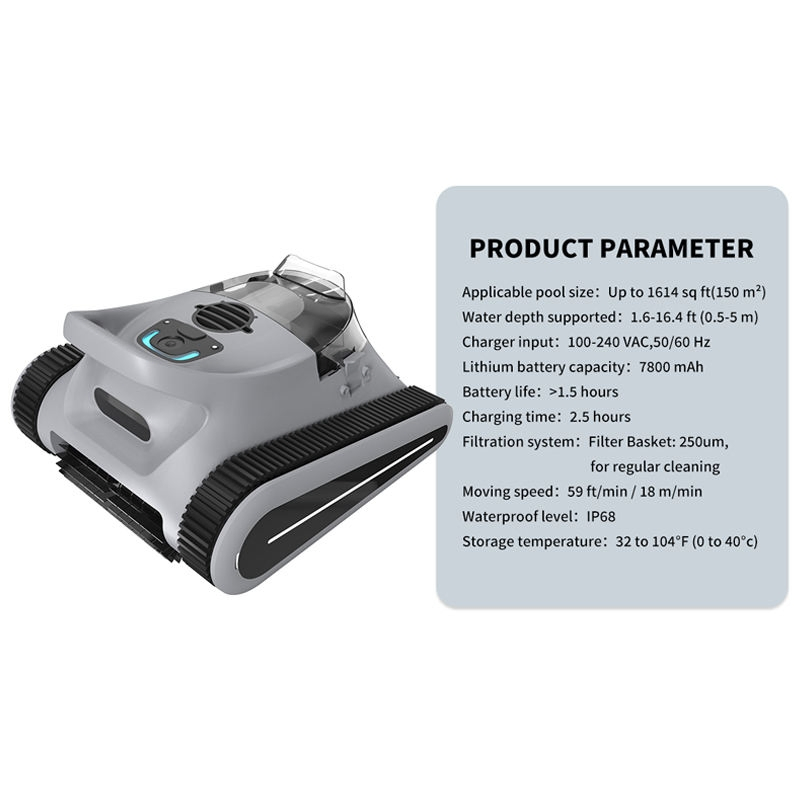 Cordless Automatic Pool Climbing Cleaning Robot - A04 Pool Cleaning Robot