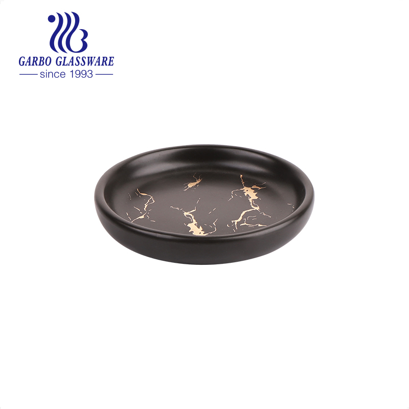 Wholesale Color Glazed Porcelain Bathroom Accessories 3 PCS Bathroom Set Customized Color Ceramic Bathing Set for Home Use