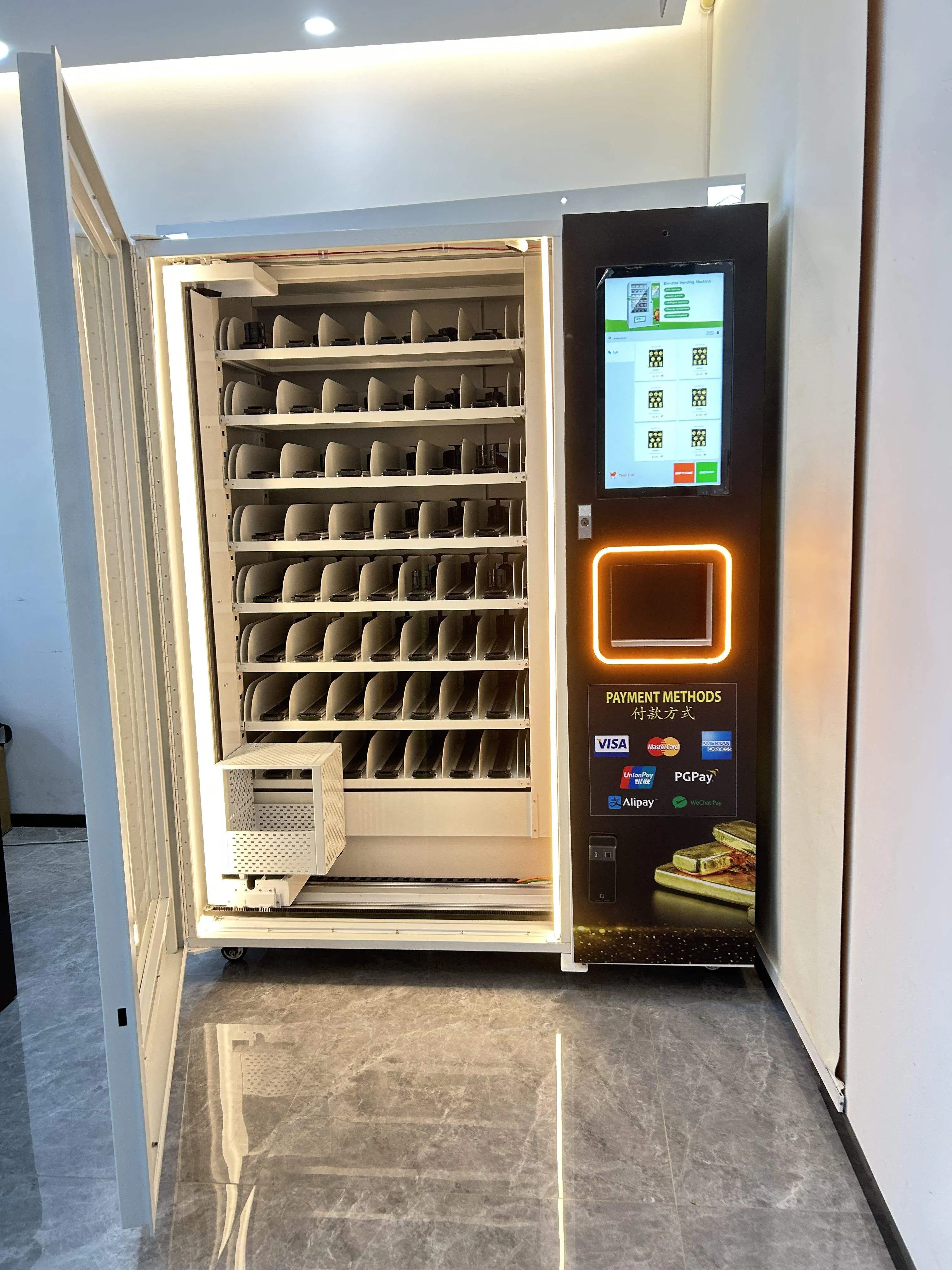 Upus Export Europe Popular Snack Drink Automatic Combo Vending Machine Snack and Drink Hot Food Vending Machine Automatic