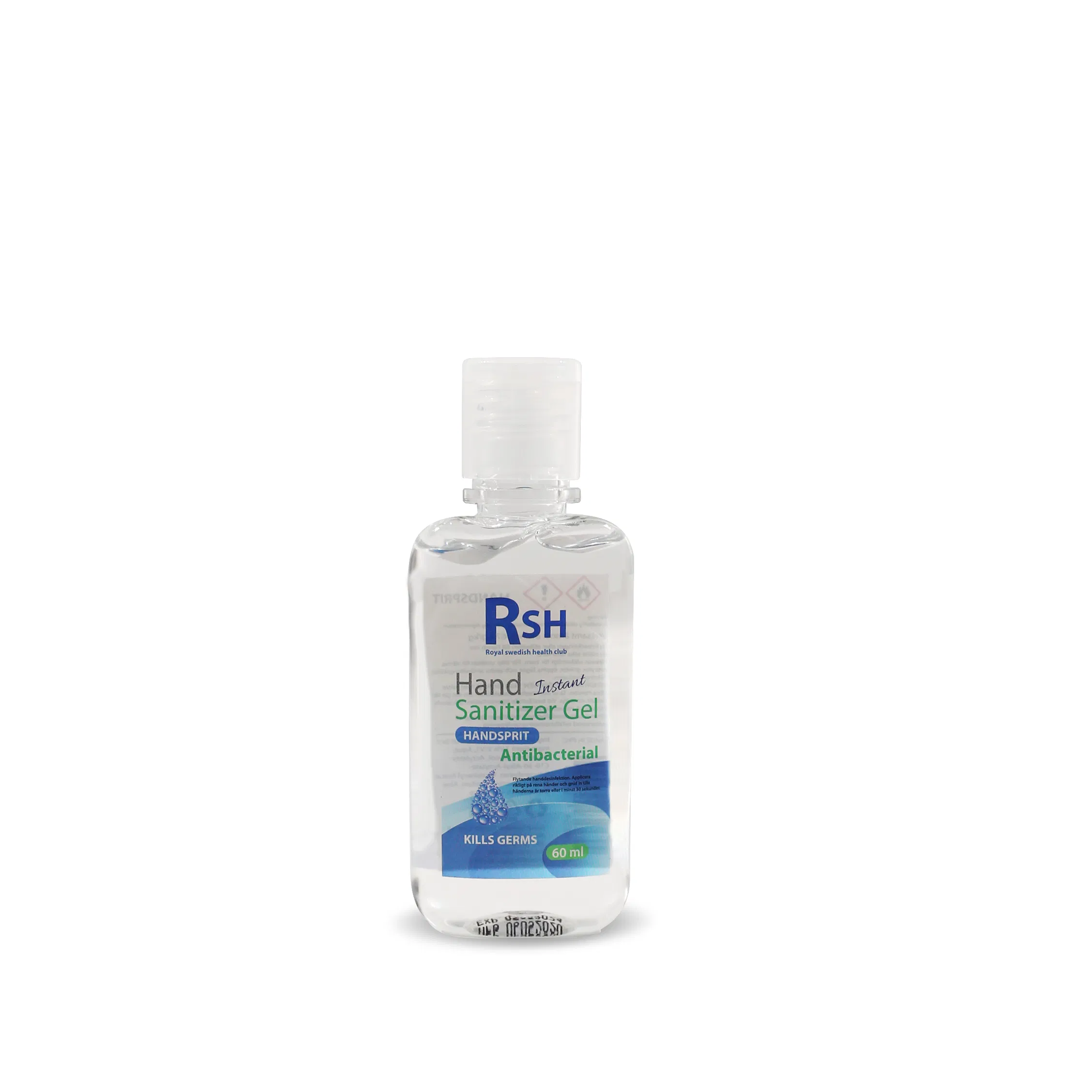 60ml 75% Alcohol Instant Hand Sanitizer Gel Wash-Free Anti-Bacteria Moisturizing Disinfectant Hand Gel Portable & Bulk 75% Alcohol Instant Hand Sanitizer