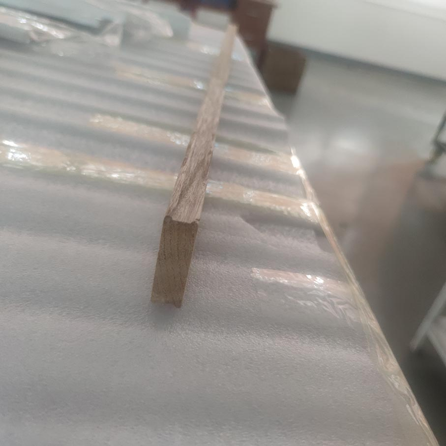 Paulownia Wood Bottom Rail for Paulownia Wood Blinds