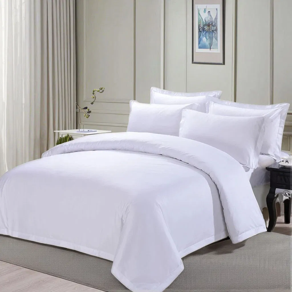 Modern Home Organic Eco-Friendly Bedding Set Pure Cotton Duvet Cover Woven Technique Four-Piece Set