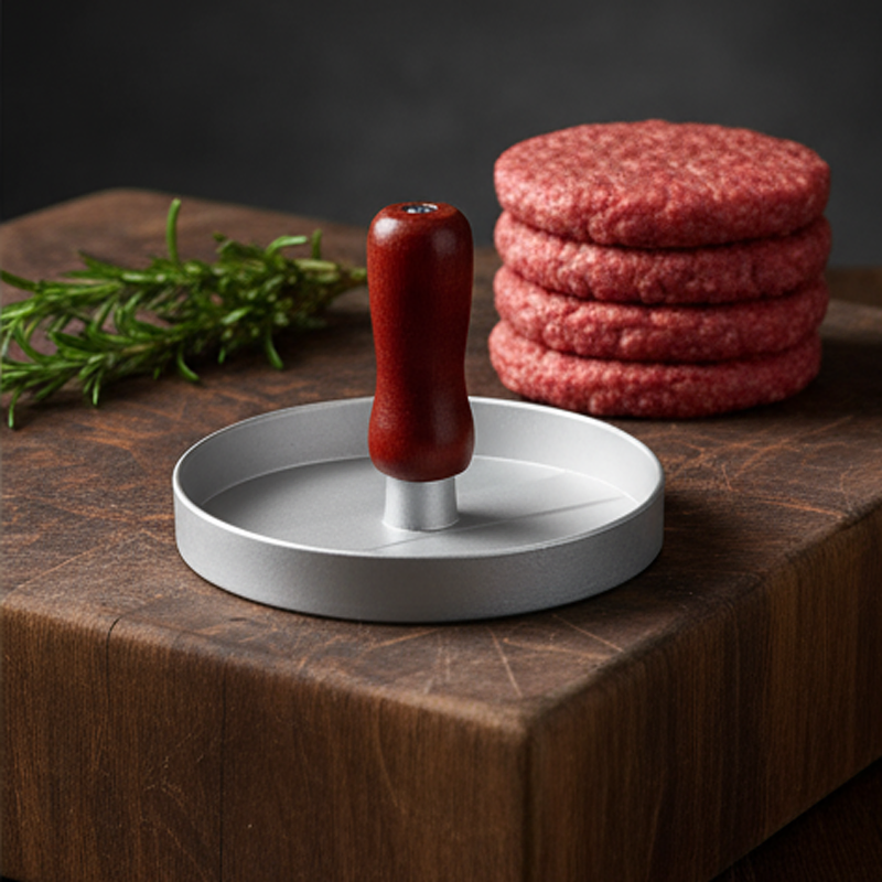 Hamburger Press Patty Maker Burger Press Tool Non-Stick Hamburger Mold Meat Beef Cheese Veggie Burger Maker for Grill Griddle BBQ Barbe