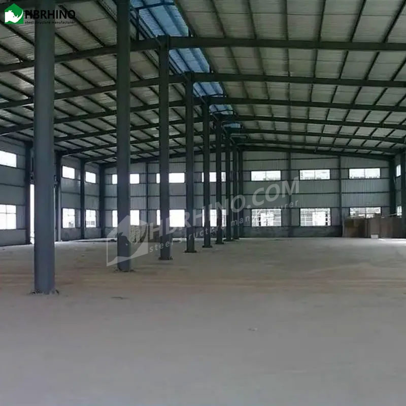 Prefabricated/Prefab Storage/Workshop/Hangar/Garage/Shed Steel Material Design Light Bonded Sandwich Pane Metal Framel Sheet Structure Building Warehouse