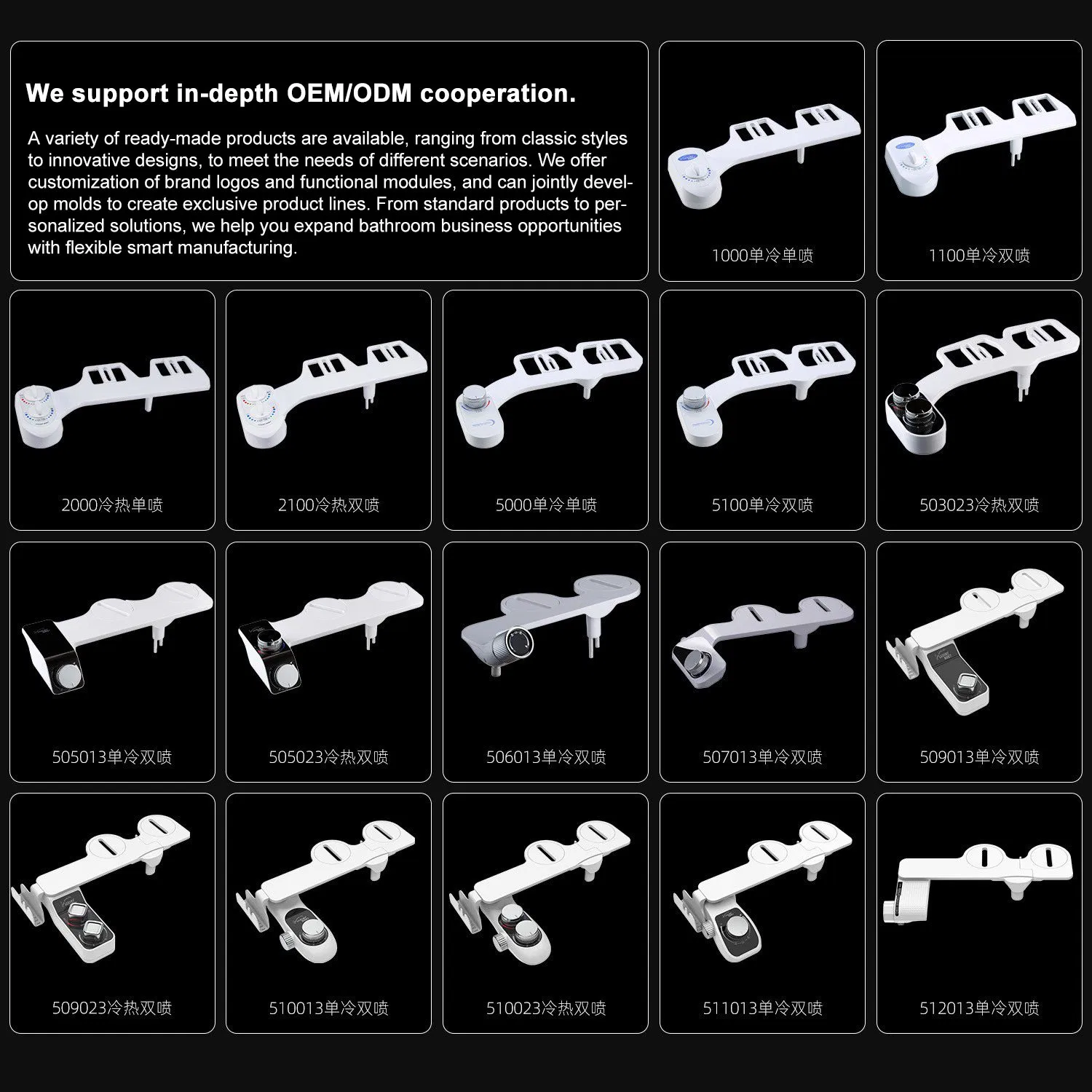 Luxury Foldable Bidet Hot and Cold Water Control Bidet Non-Electric Toilet Bidet Seat Attachment