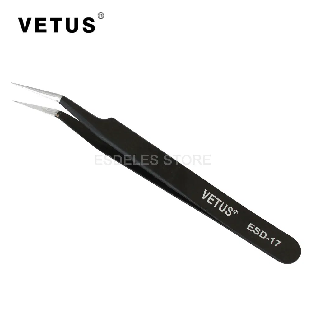 Original Stainless Steel ESD Pointed Tweezer Vetus Tweezers