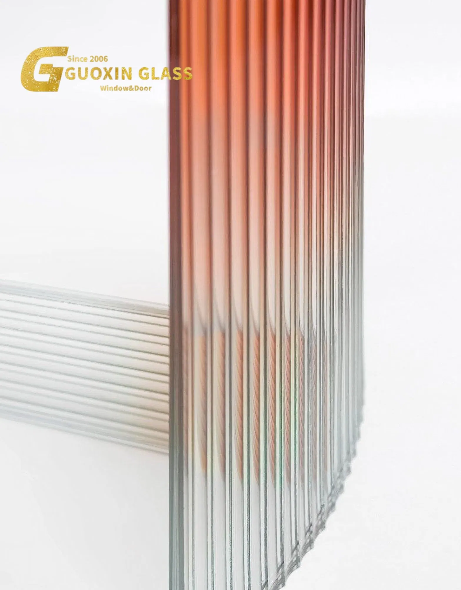 Stylish Frosted Fluted Glass Shower Doors for Contemporary Bathrooms