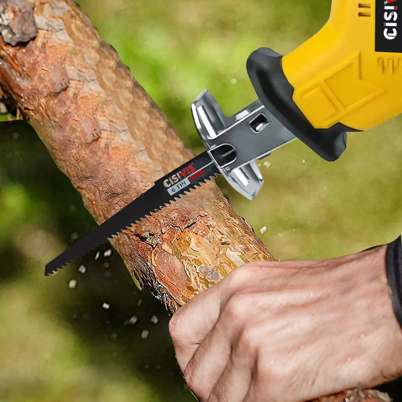 "Lightweight Cordless Electric Trimmer - Durable Brushless Garden Hedge Cutter"