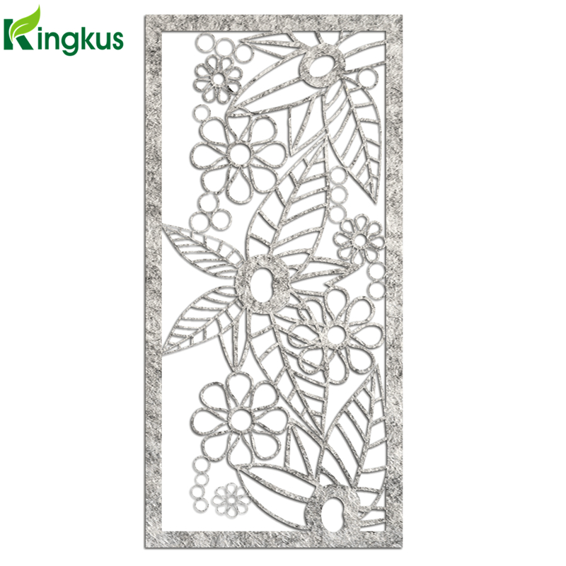 Polyester Fiber Carved Acoustic Panel Engrave Wall Panels for Office Partition