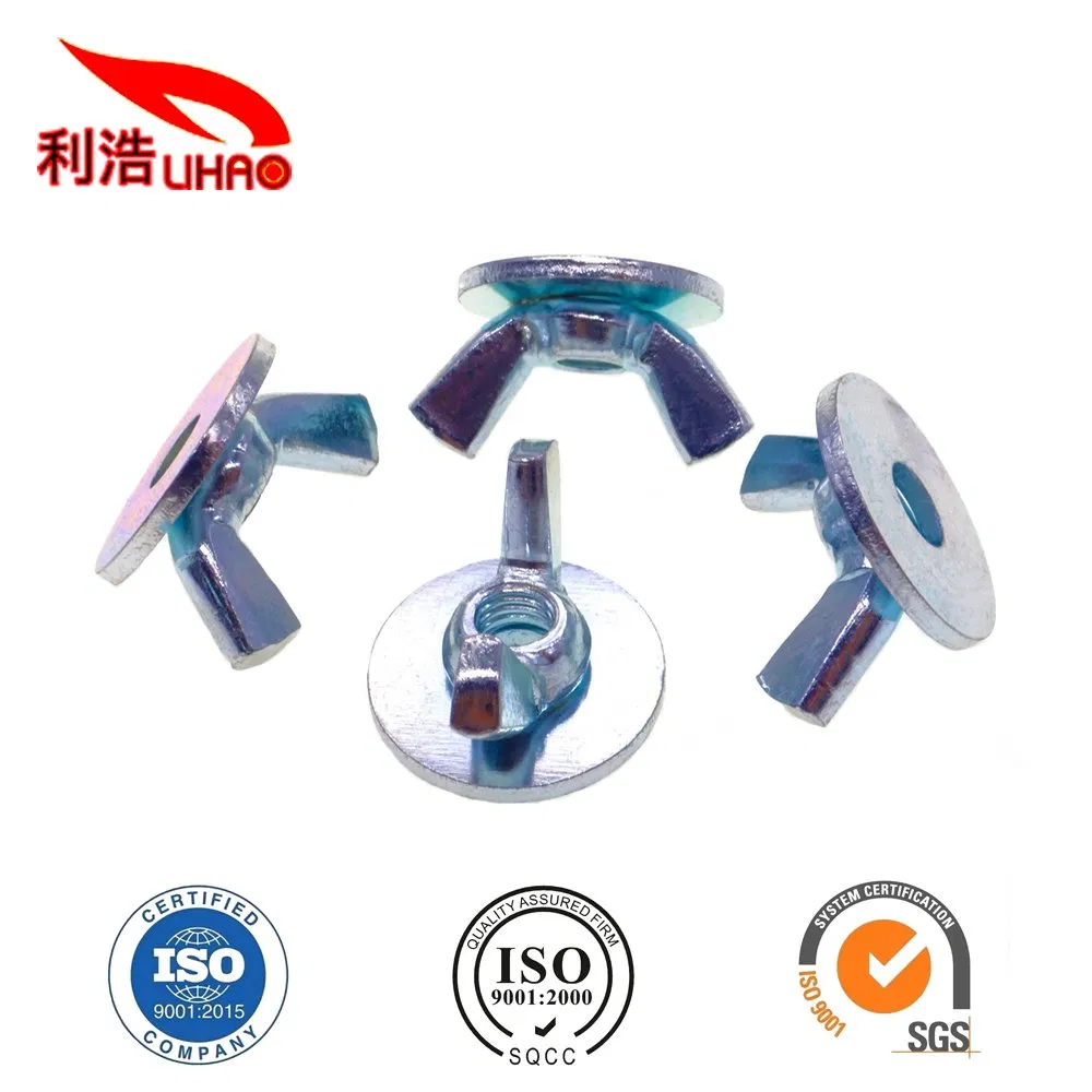 Fasteners Butterfly Wing Nuts Screws Carbon Steel Wing Nuts