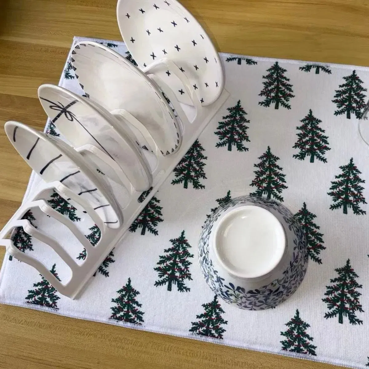 Коврик для сушки посуды Microfiber, впитывающий