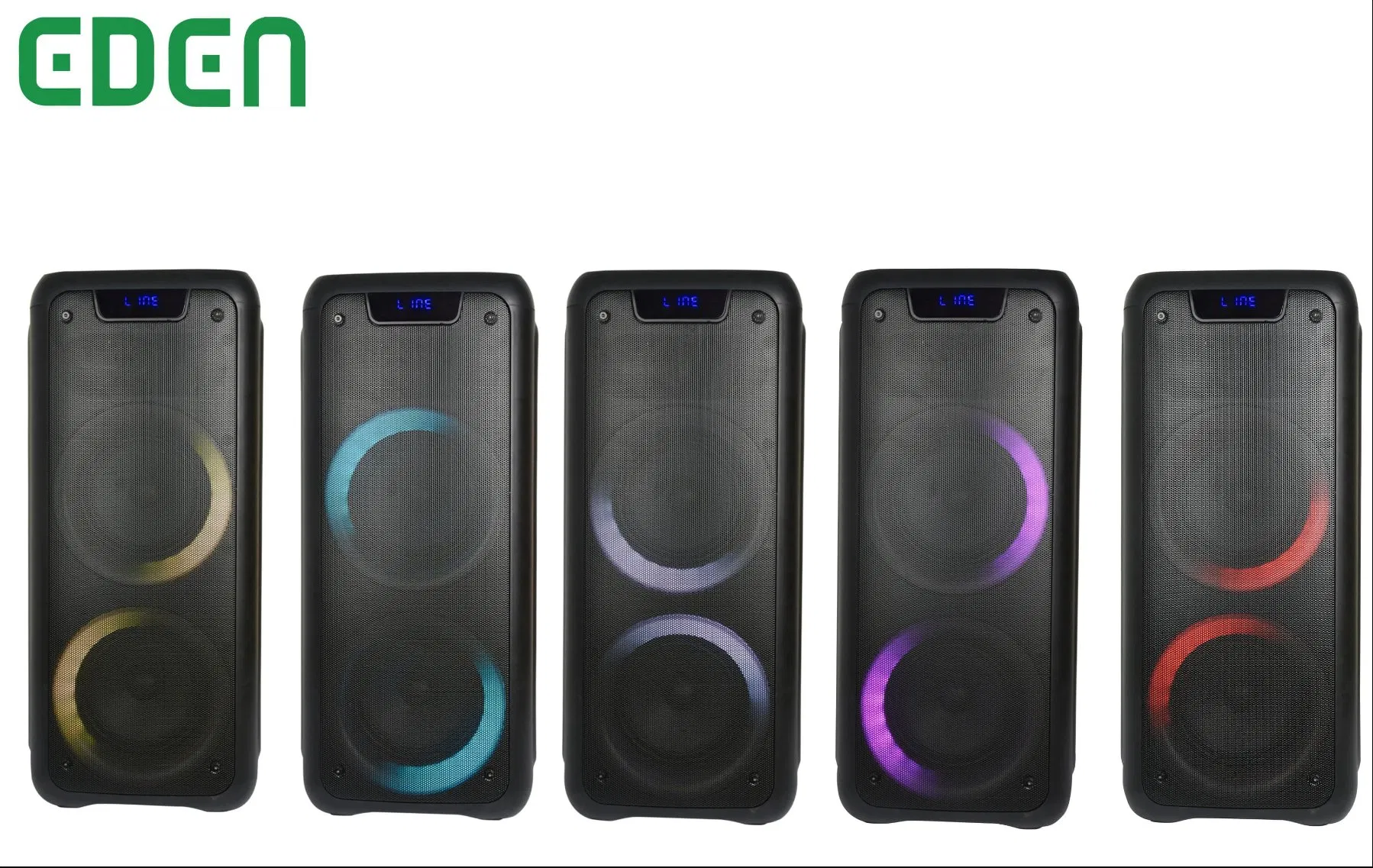 2022 Spain Market Hot Sale Private Powered Wireless Bluetooth Rechargeable DJ Karaoke Audio Portable Speaker Sound Box ED-605