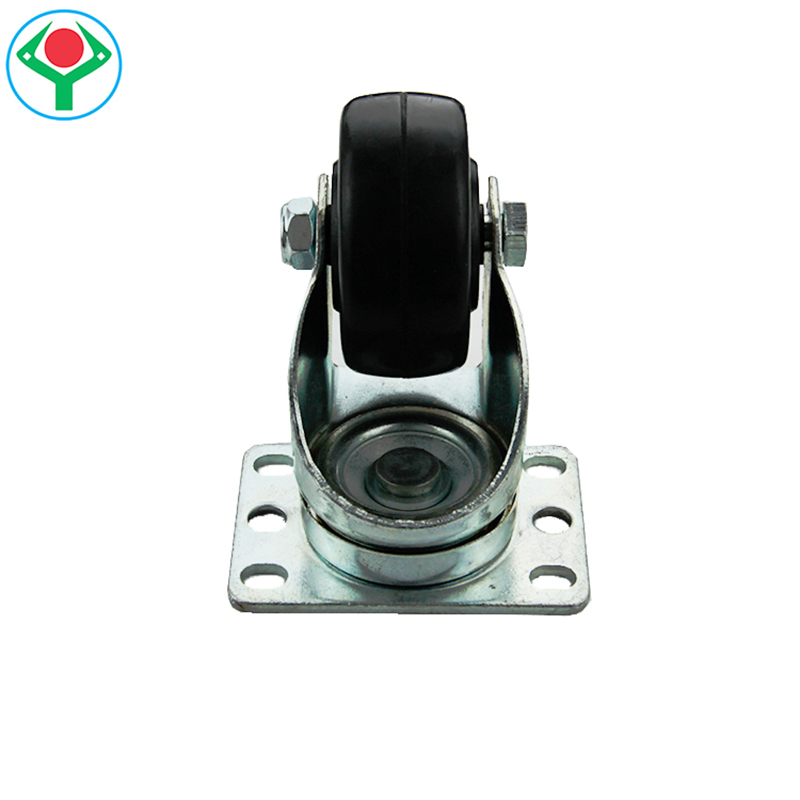 Jy-302eb 3 Inch Wholesale Swivel Medium Duty Trolley Caster Wheel with Bearing Top OEM Ball Style