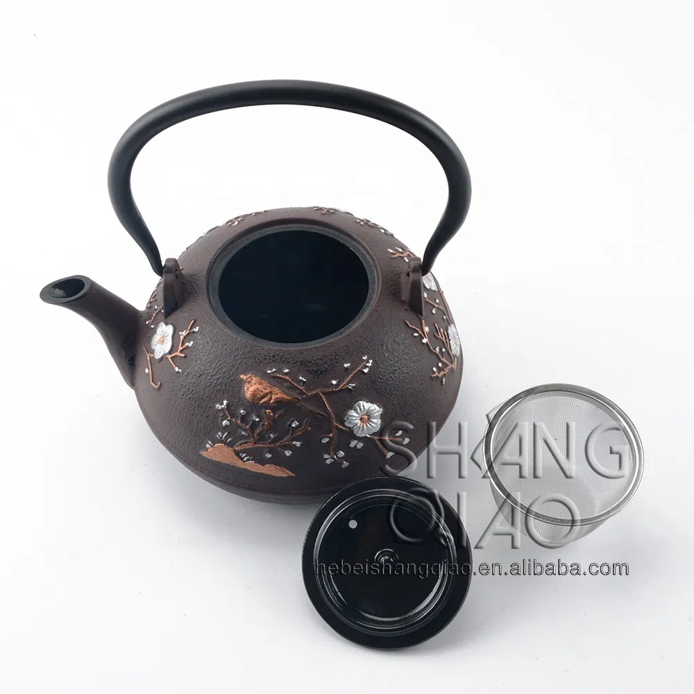 Чайник тетсубин из чугуна 1200 мл, японский узор