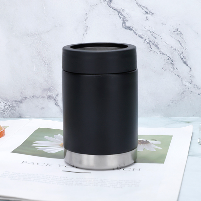 12oz Insulated Vacuum Bottle Metal Beer Soda Cola Slim Stainless Steel Can Cooler