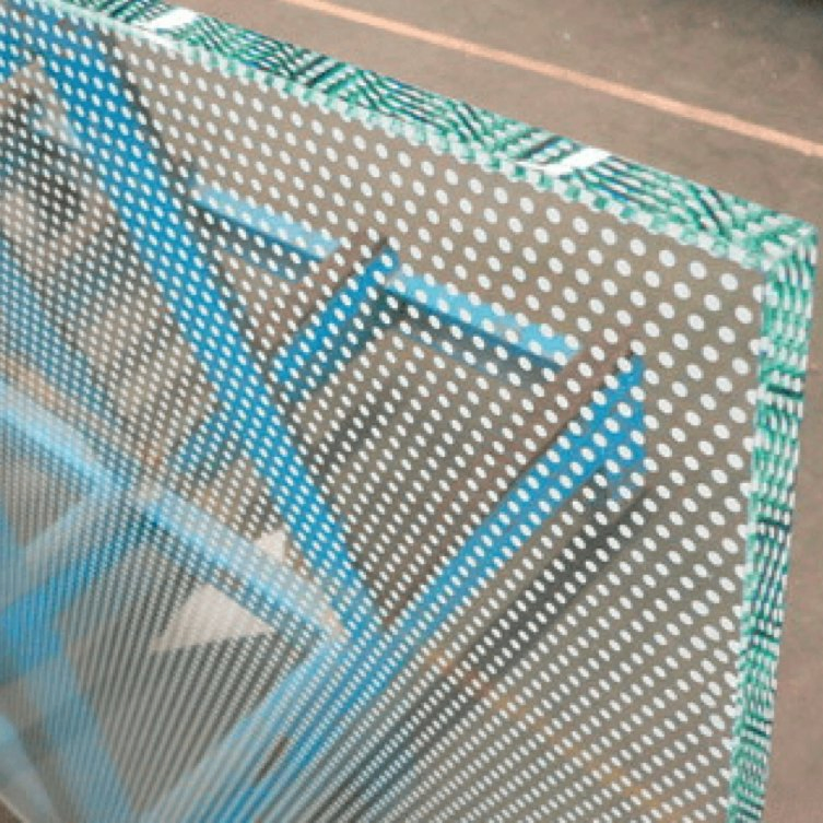 6mm, 8mm, 10mm, 12mm Silk Screen Glass for Backboard/Whiteboard