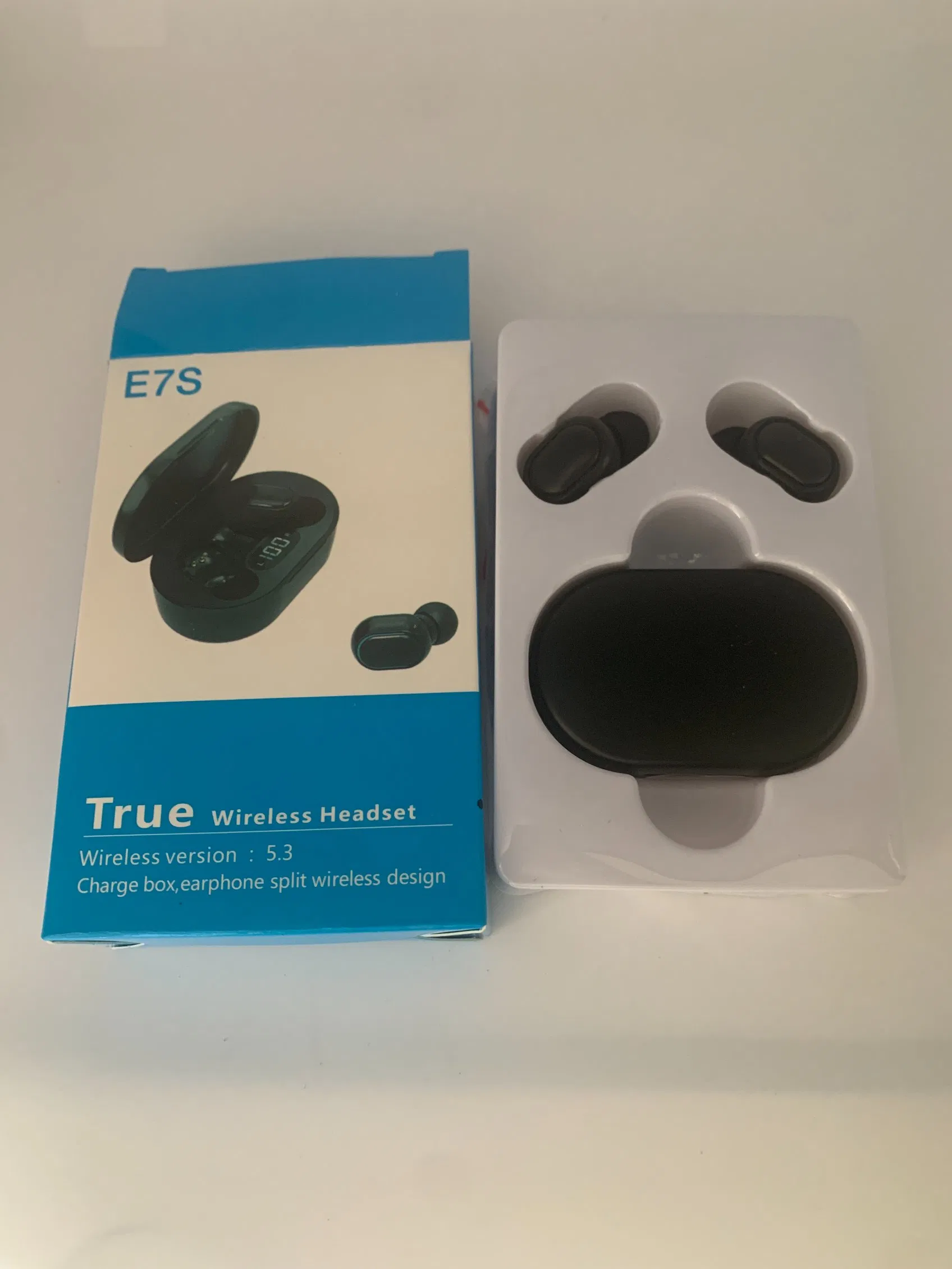 E7s Original Factory Customize Wireless Earbuds Tws Earphone with Noise Cancelling Waterproof Earbuds