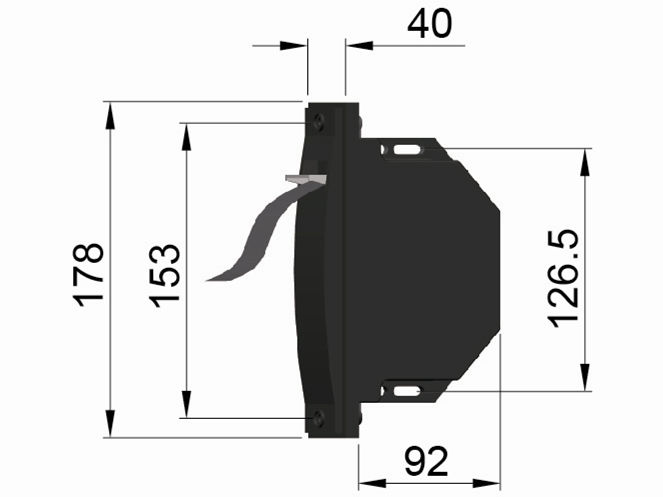 Brush Insert for Guide Rail
