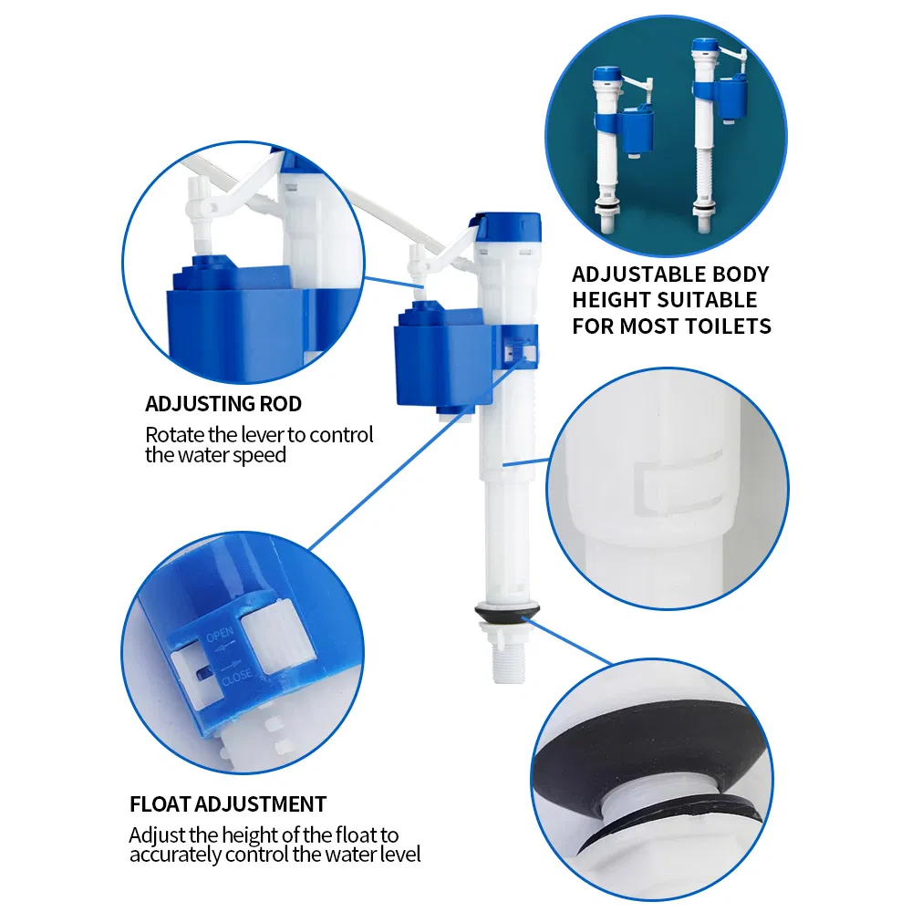 Cistern Flush Mechanism Toilet Tank Fittings Toilet Filling Valve