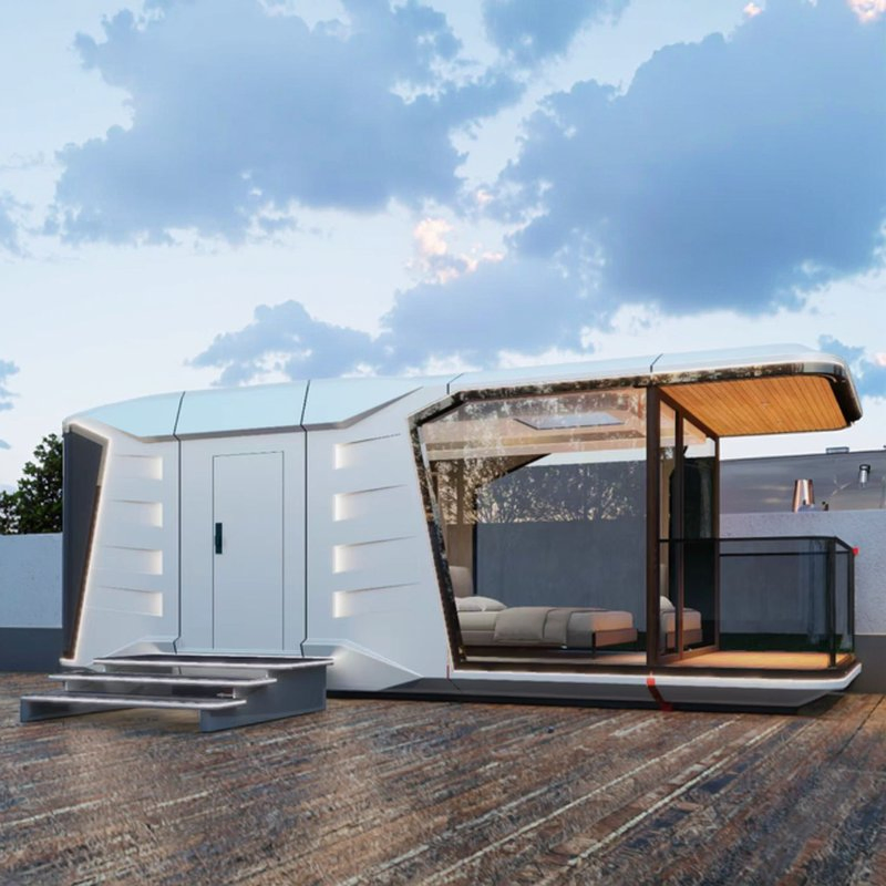 Rapid-Deployment Steel Capsule Housing for Disaster Relief & Camps