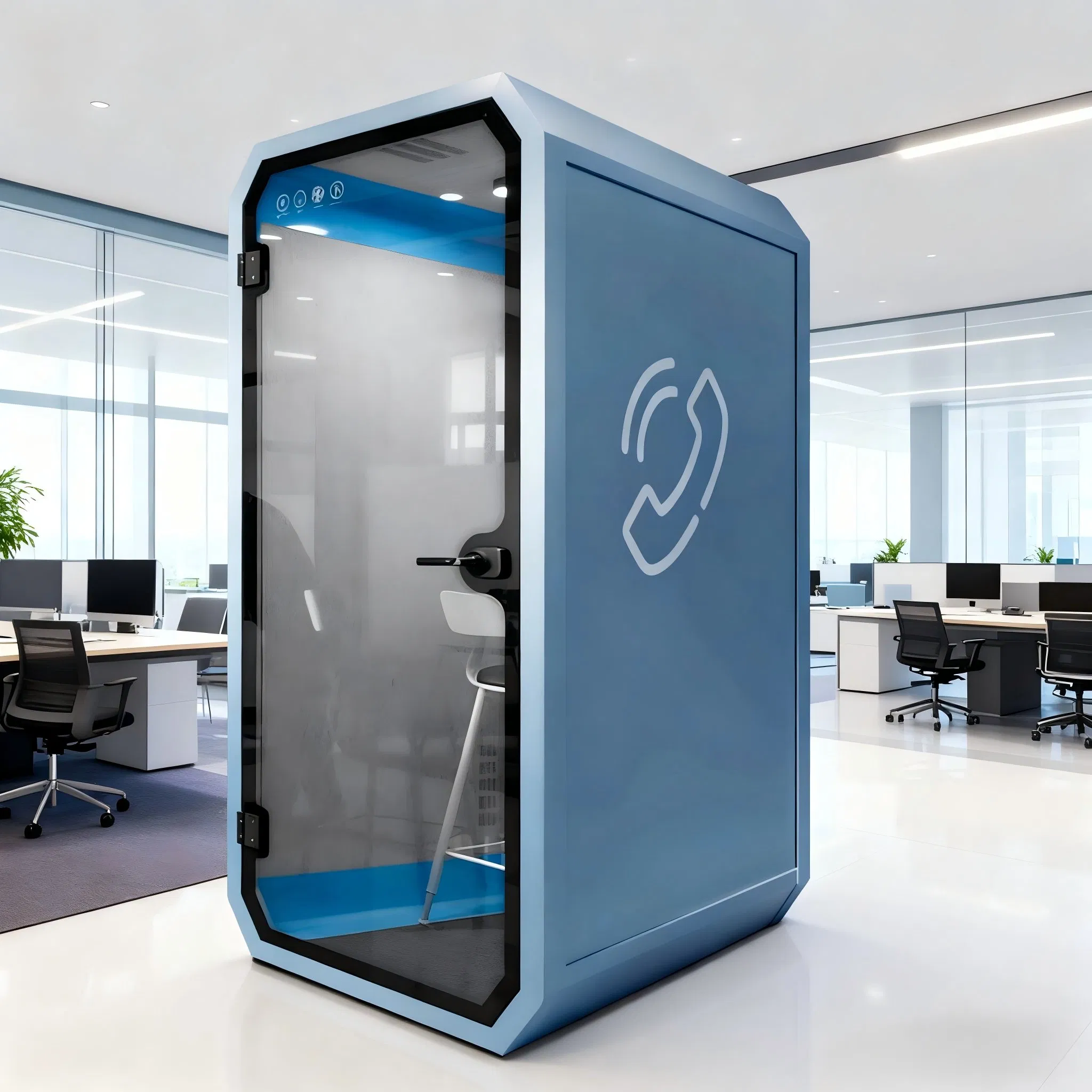 Public House Phone Booth for Sale Soundproof Working Booth Office