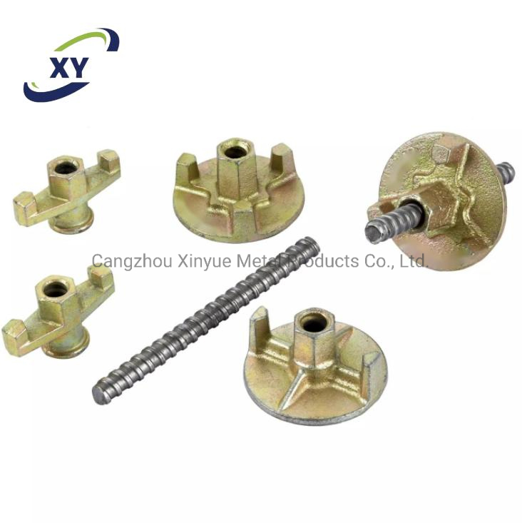Building Material Formwork System Accessory Tie Rod Wing Nut Three Wings Iron Nut Anchor Nut Plate Nut