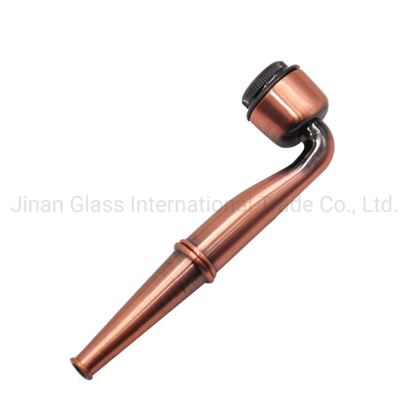 Aluminium Alloy Metal Pipes One Hitter Tobacco Pipes for Smoking