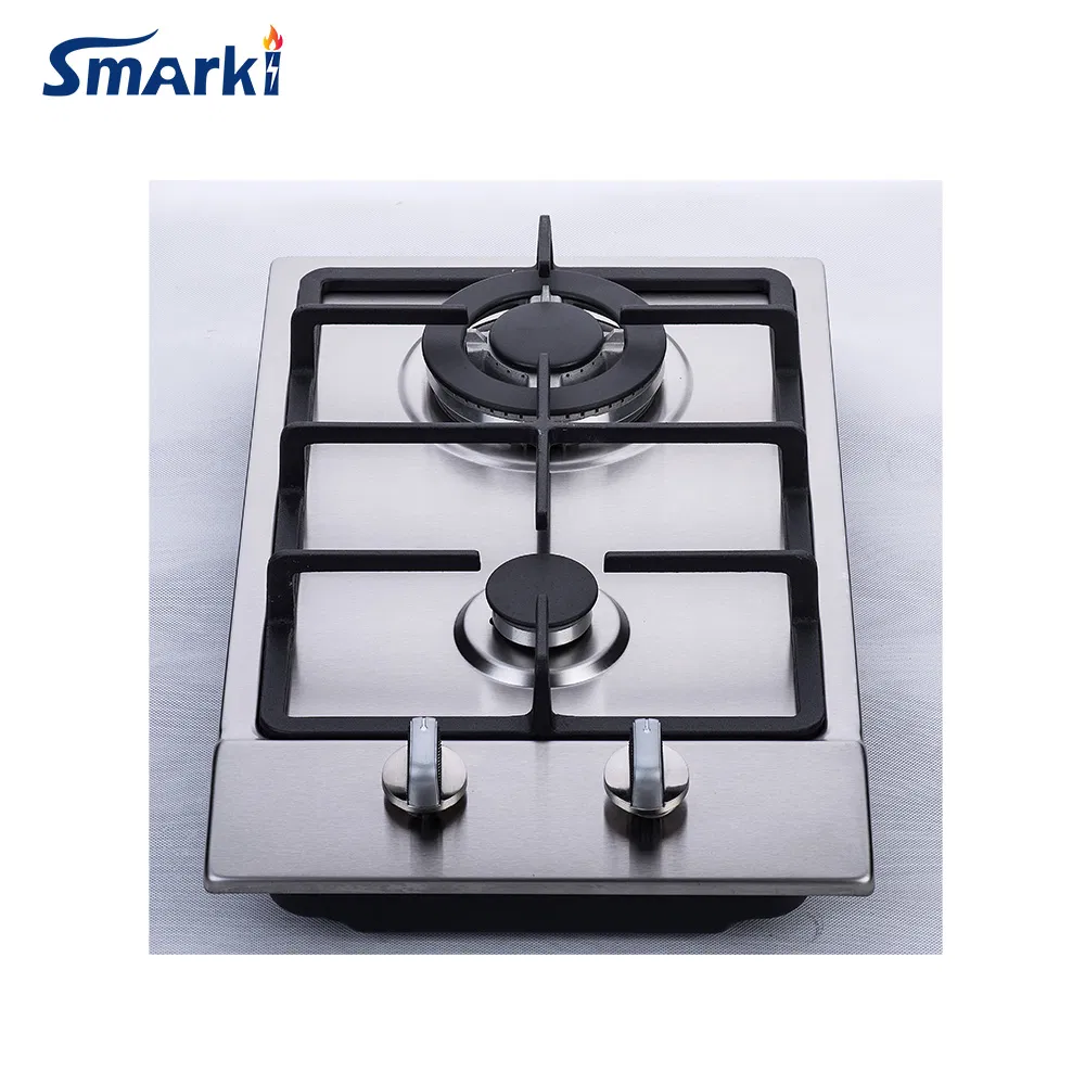 1 Burner Domino Gas Cooktop Built in Gas Hob Stainless Steel Panel