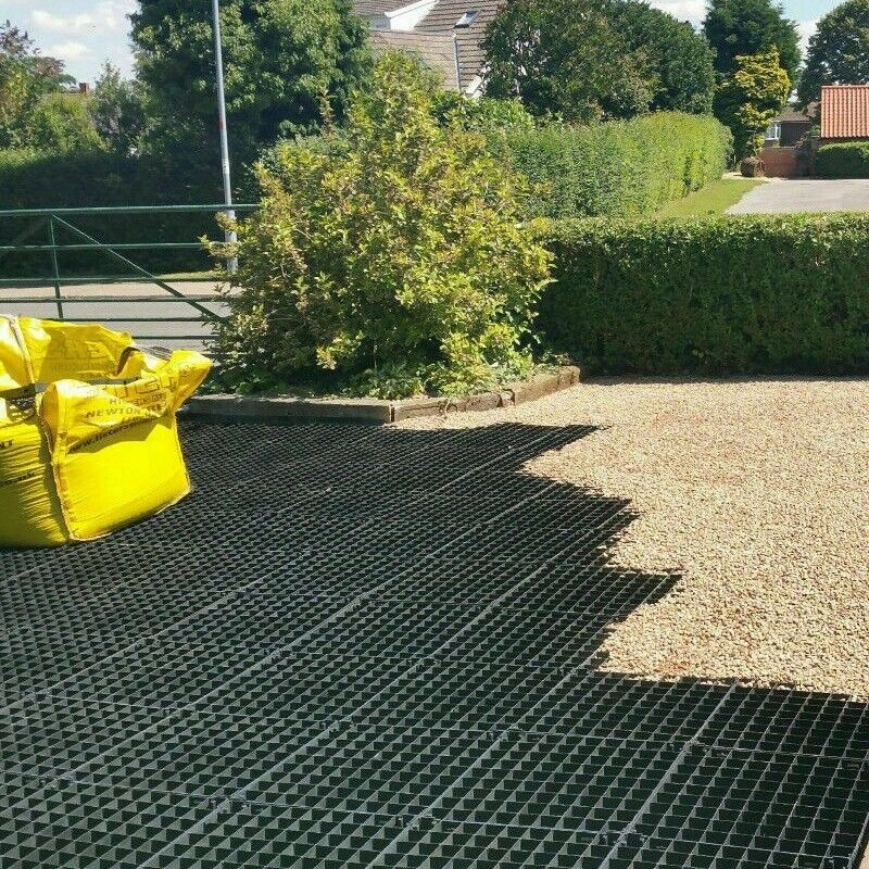 Driveway Gravel Stabilizer Plastic Injection Grass Grid for Road Construction
