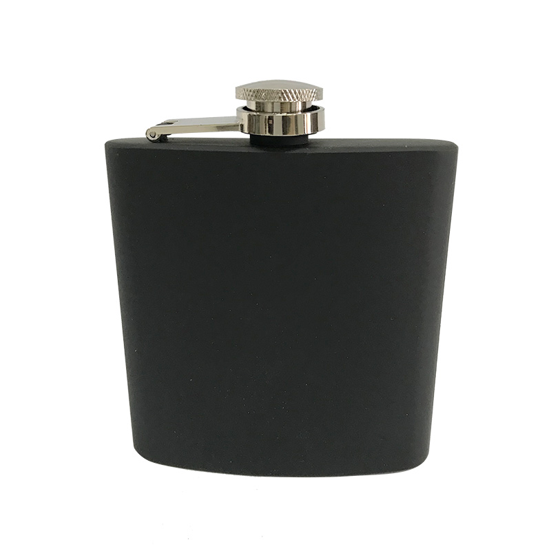 PU Wrapped Stainless Steel 304 Hip Flask Gift Box Packed for Leven Experimental Platinka