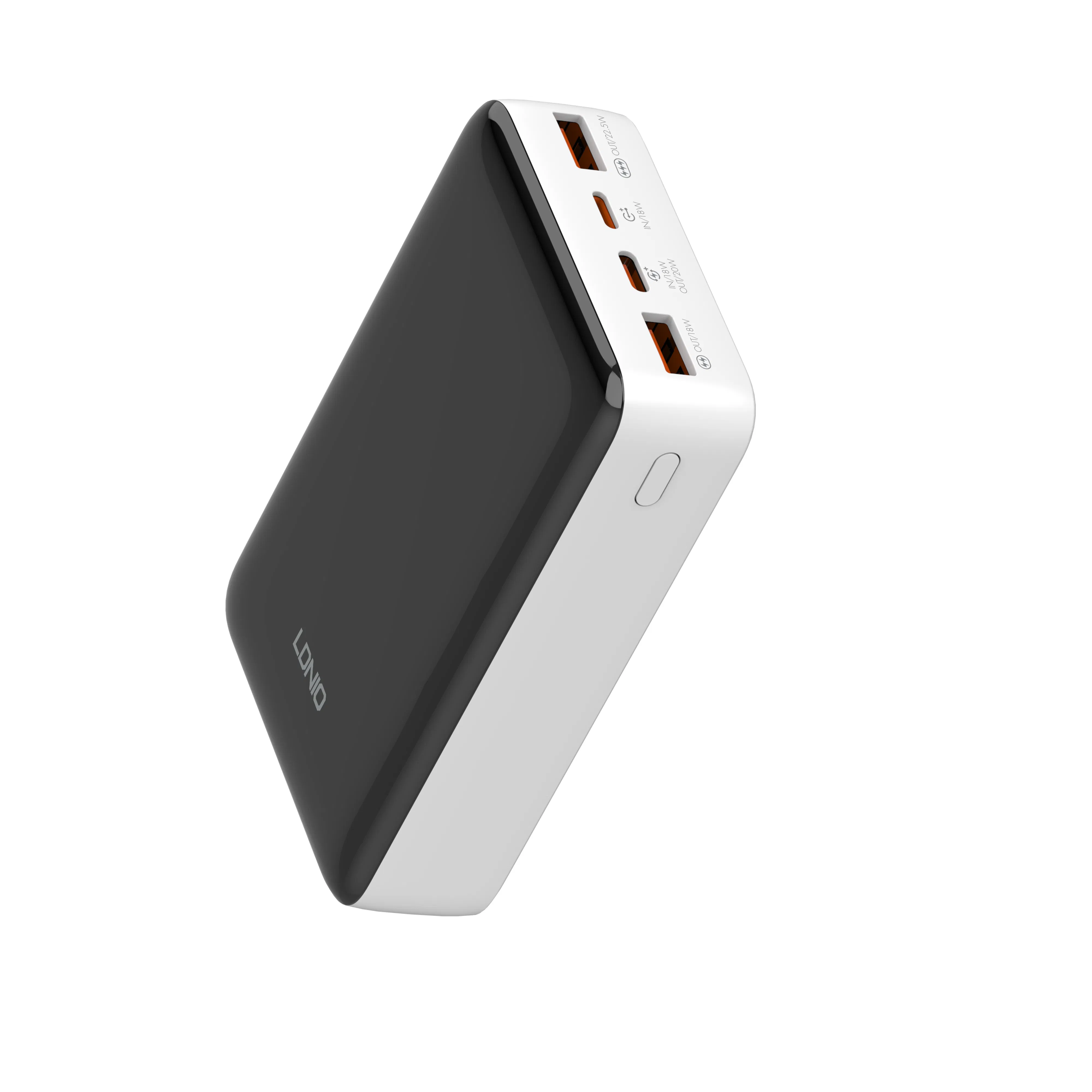 High-Capacity 20000mAh Power Bank with Quick Charge Technology