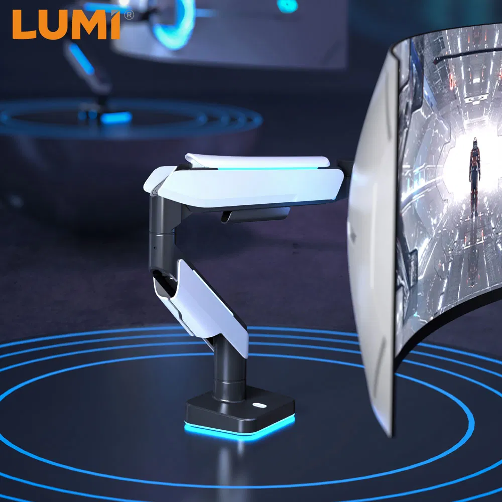 Кронштейн для монитора с RGB подсветкой и газовой пружиной