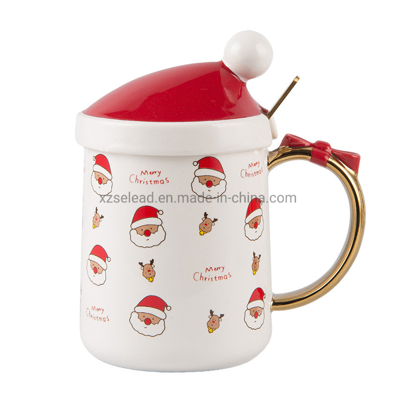 Custom Christmas Gift Porcelain Mugs Cups Ceramic Coffee Mugs