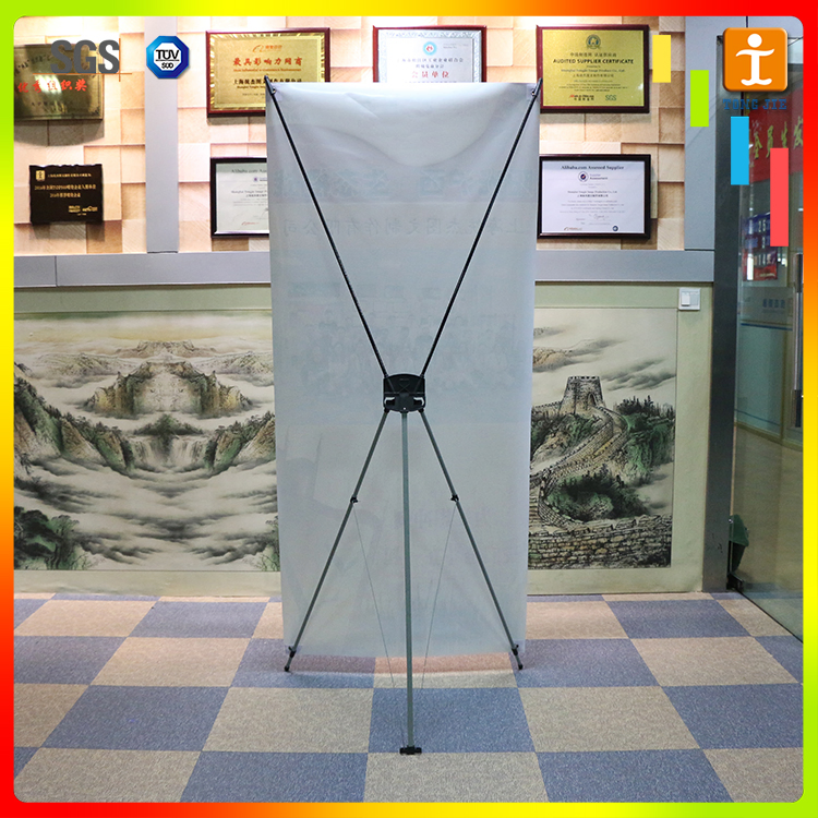 Customized Economic Fiber Frame X Stand Banner for Promotion