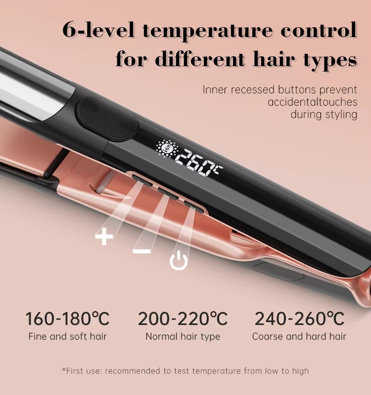 Even Heating Sks002 Digital Ceramic Hair Straightener for Film Set