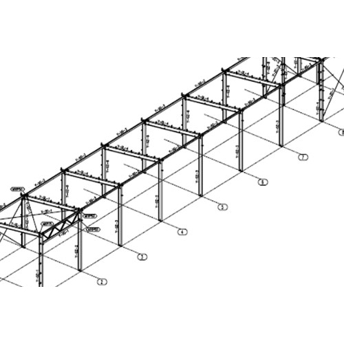 Light Metal Steel Structure Warehouse/Workshop/Building with Design Drawing