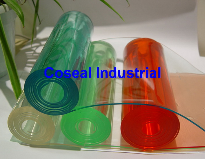 Colored Flexible Plastic PVC Curtain with DOP Free