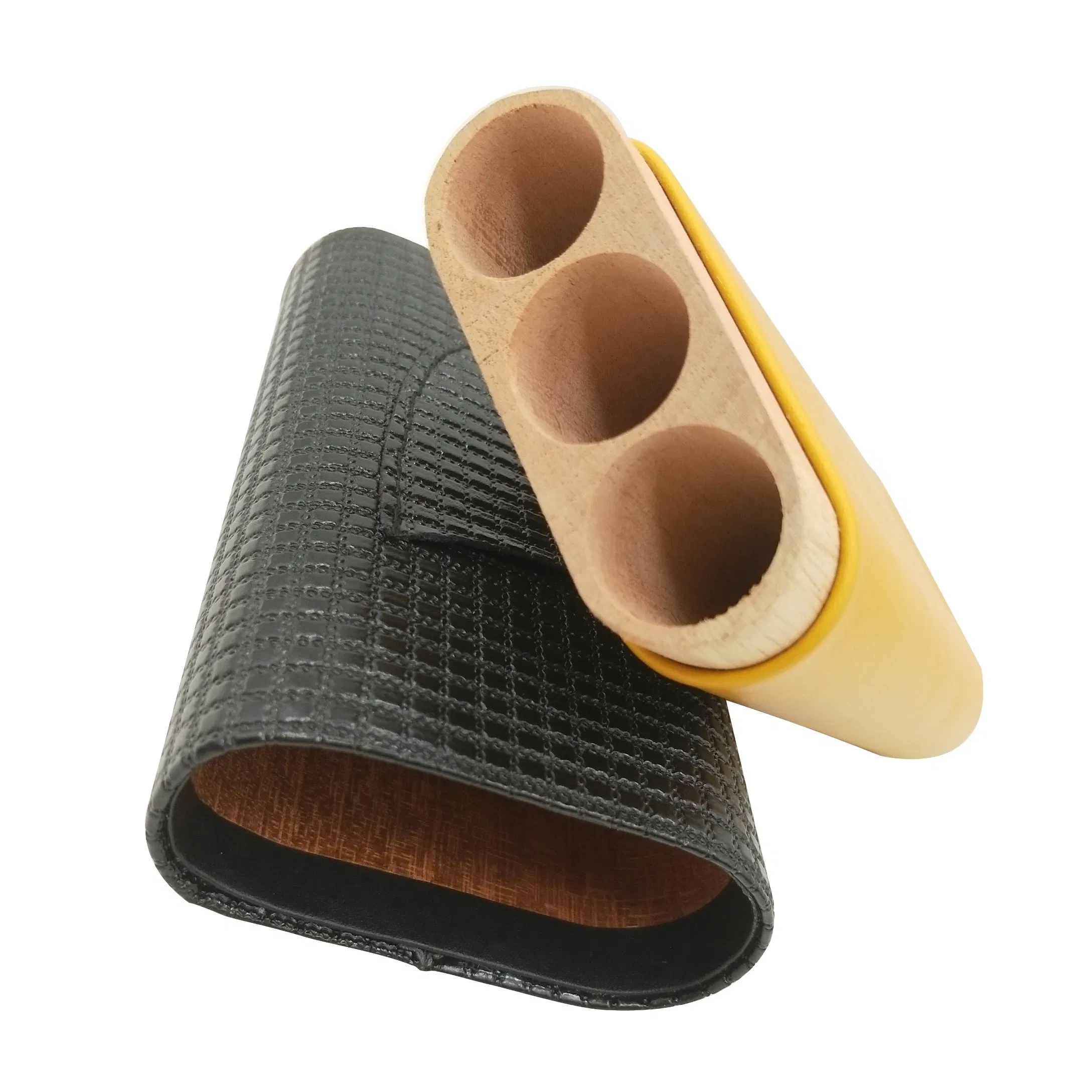 Elegant PU Leather Cigar Humidor Gift Box for Aficionados