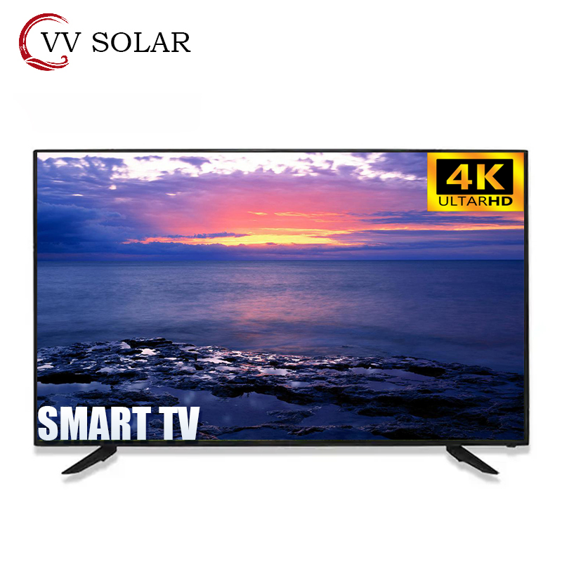 2025 Highest Configuration Factory Wholesale 32 43 50 55 65 75 Inch 4K Smart TV for Screen Tempered Glass Large Screen Television Smart Voice Ultra Thin Flat TV