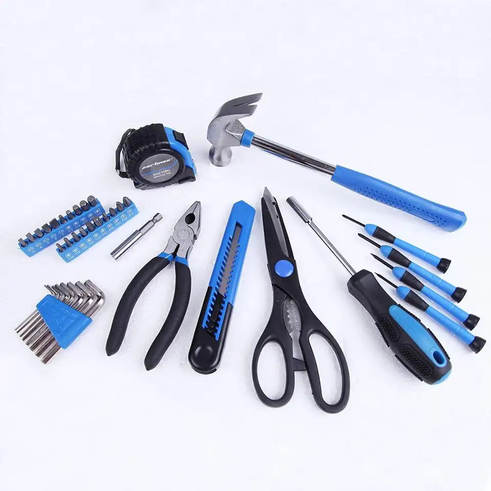 Plastic Toolbox Storage Case Packing Home Use General Household Hand Tool Kit Hand Tool Set