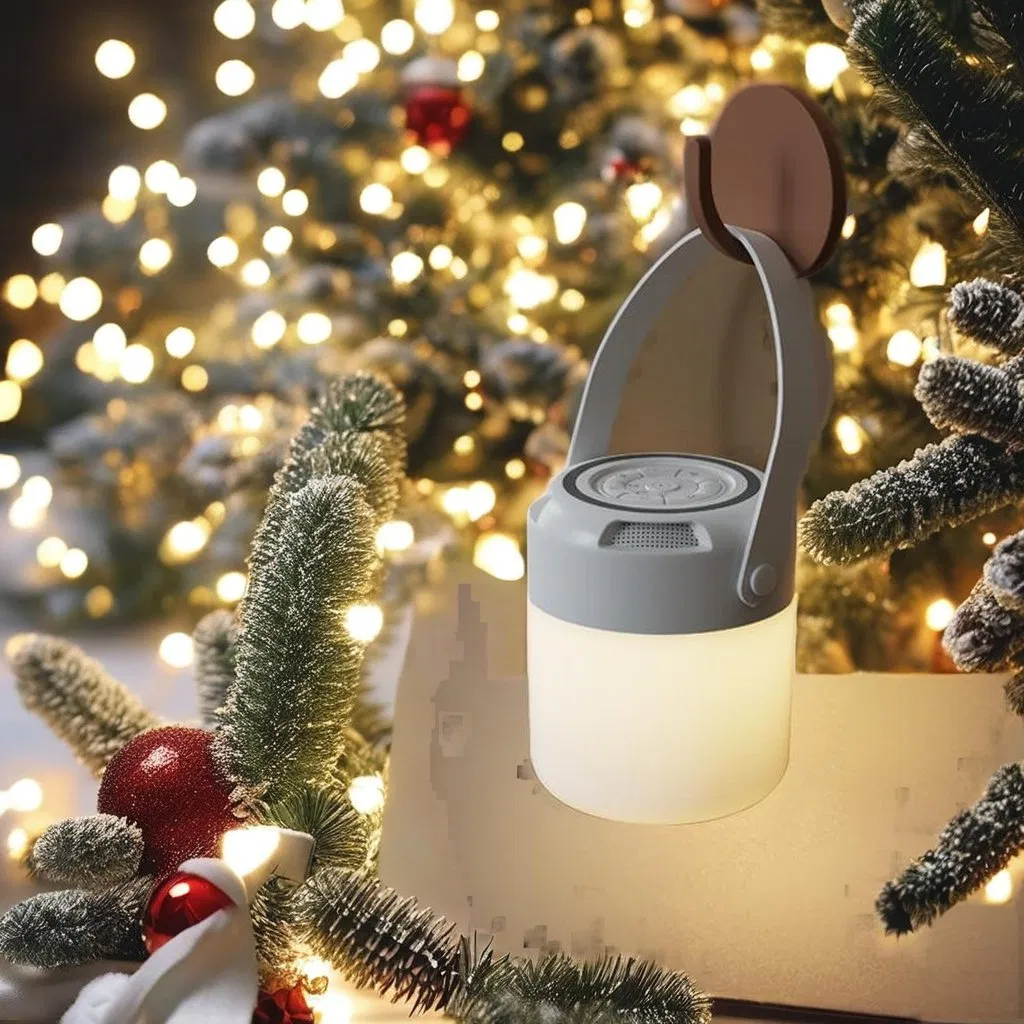 2 in 1 White Noise Machine for Babies Sleep with Bt Speaker with LED Night Light for Children Table Lamp Dimmable Warm Light