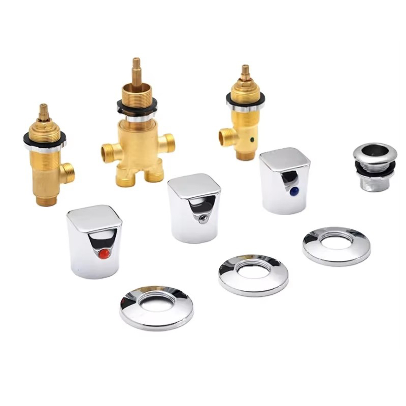 Медный комплект фурнитуры для ванны 5 в 1 с водопадом